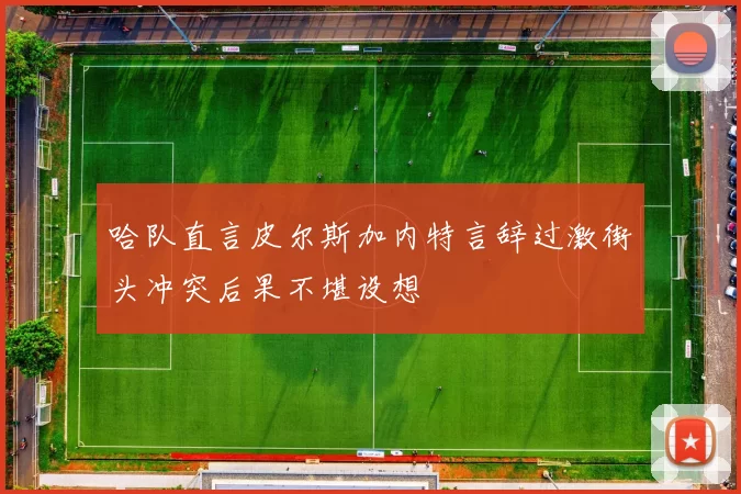 哈队直言皮尔斯加内特言辞过激街头冲突后果不堪设想